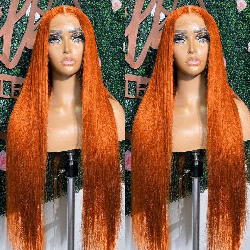 BAISI 4x4 13x4 Lace Wig Custom Colored Long In 150% And 180% Density