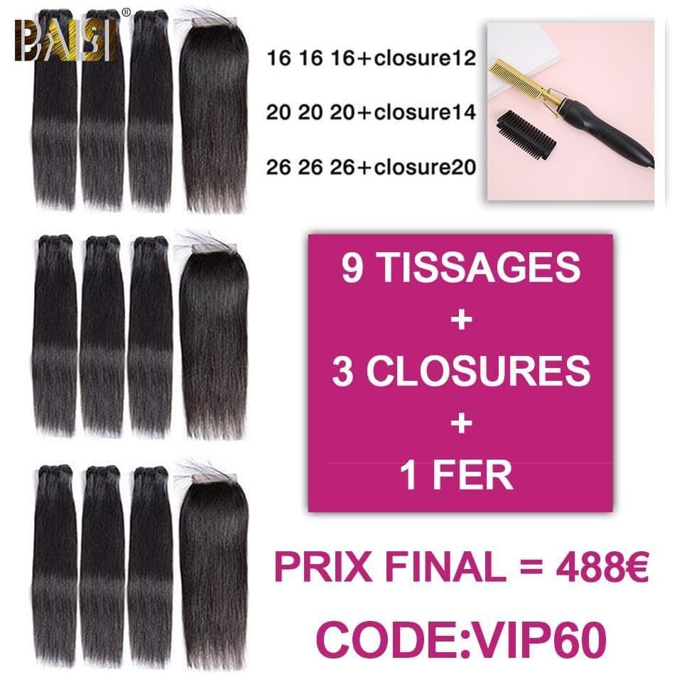 BAISI NEUF TISSAGES PLUS TROIS CLSOURES