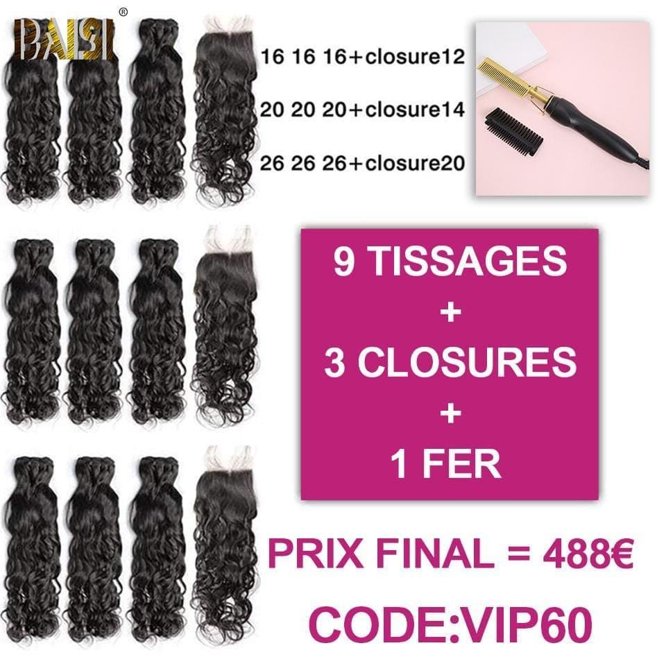 BAISI NEUF TISSAGES PLUS TROIS CLSOURES