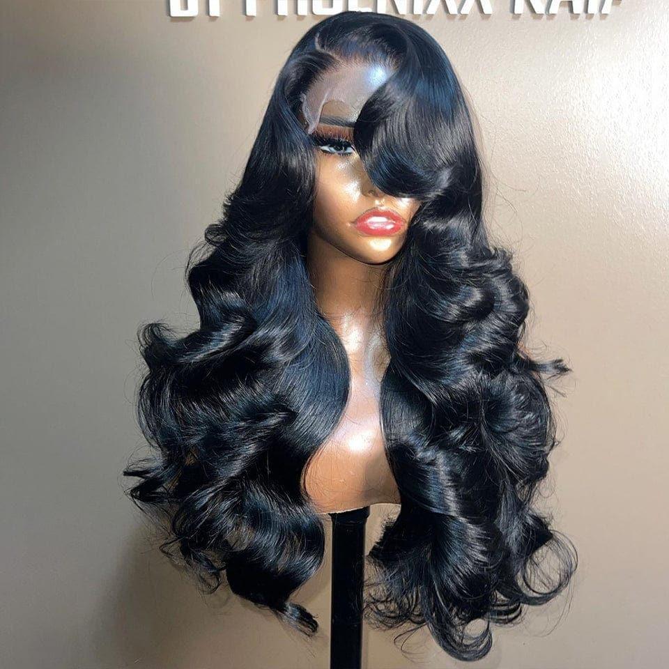 BAISI Achetez 2 perruques minimum au prix d'usine Perruque Naturelle En Lace Frontal Body wave Cheveux Humains Sans Colle Lace déjà couper Facile à Porter
