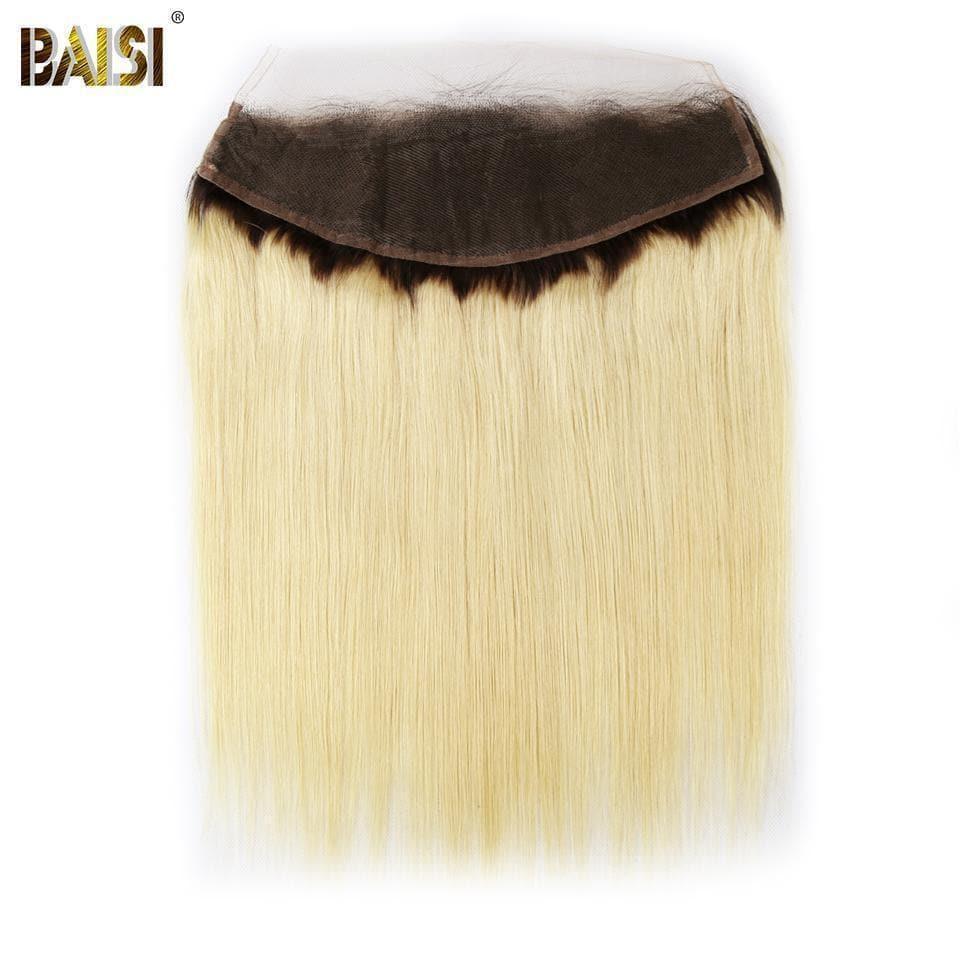 BAISI 10A 100% capelli umani 1B / 613 # Fasci di capelli biondi lisci eurasiatici con frontale