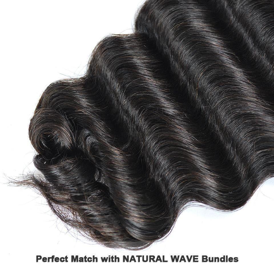 BAISI 8A 100% Virgin Hair Natural Wave Lace Closure 4x4