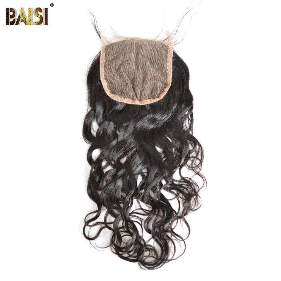BAISI 8A 100% Virgin Hair Water Wave Lace Closure 4x4 / 5x5, Silk Based Closure 4x4 - Baisi Hair