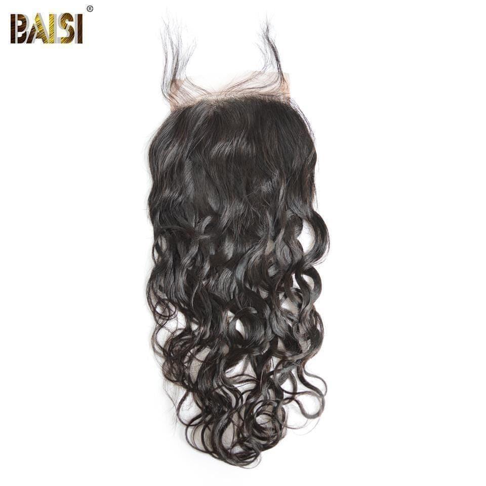 BAISI 8A 100% Virgin Hair Water Wave Lace Closure 4x4 / 5x5, Silk Based Closure 4x4 - Baisi Hair