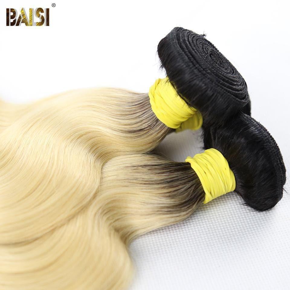 BAISI 12A Weave 1B#613 In 100% Human Hair Body Wave