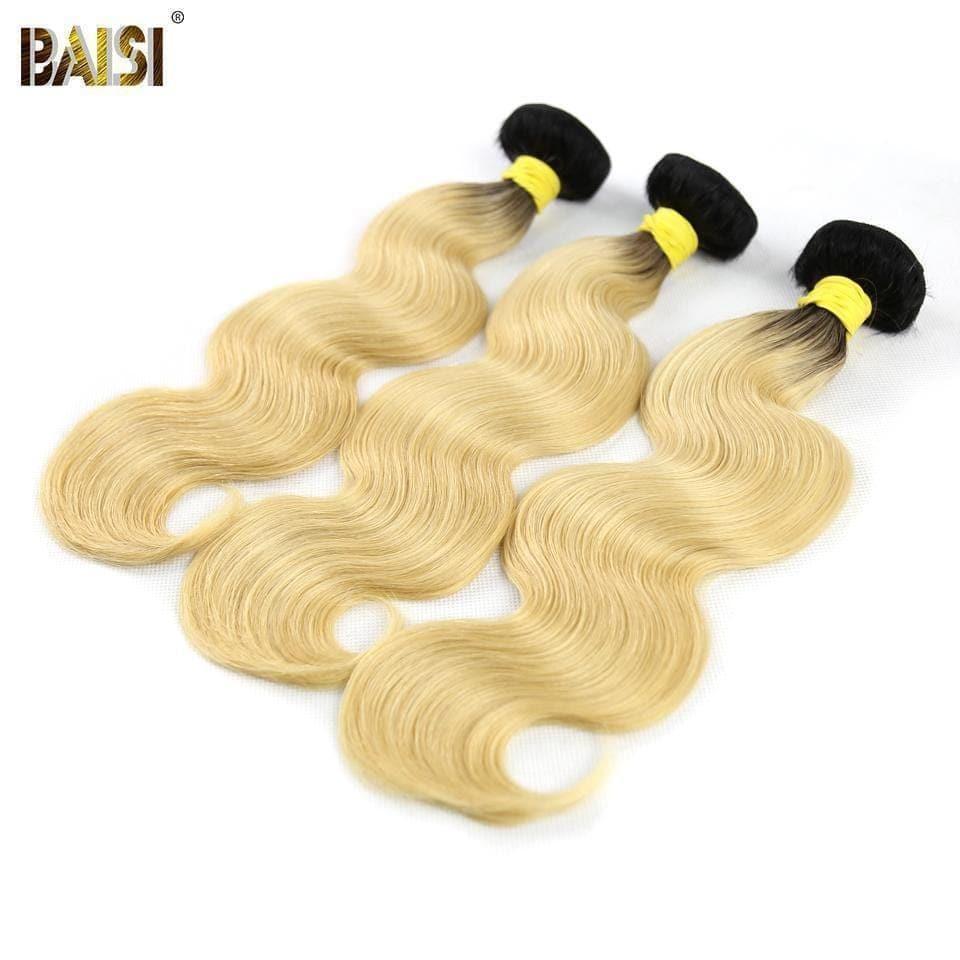 BAISI 12A Weave 1B#613 In 100% Human Hair Body Wave