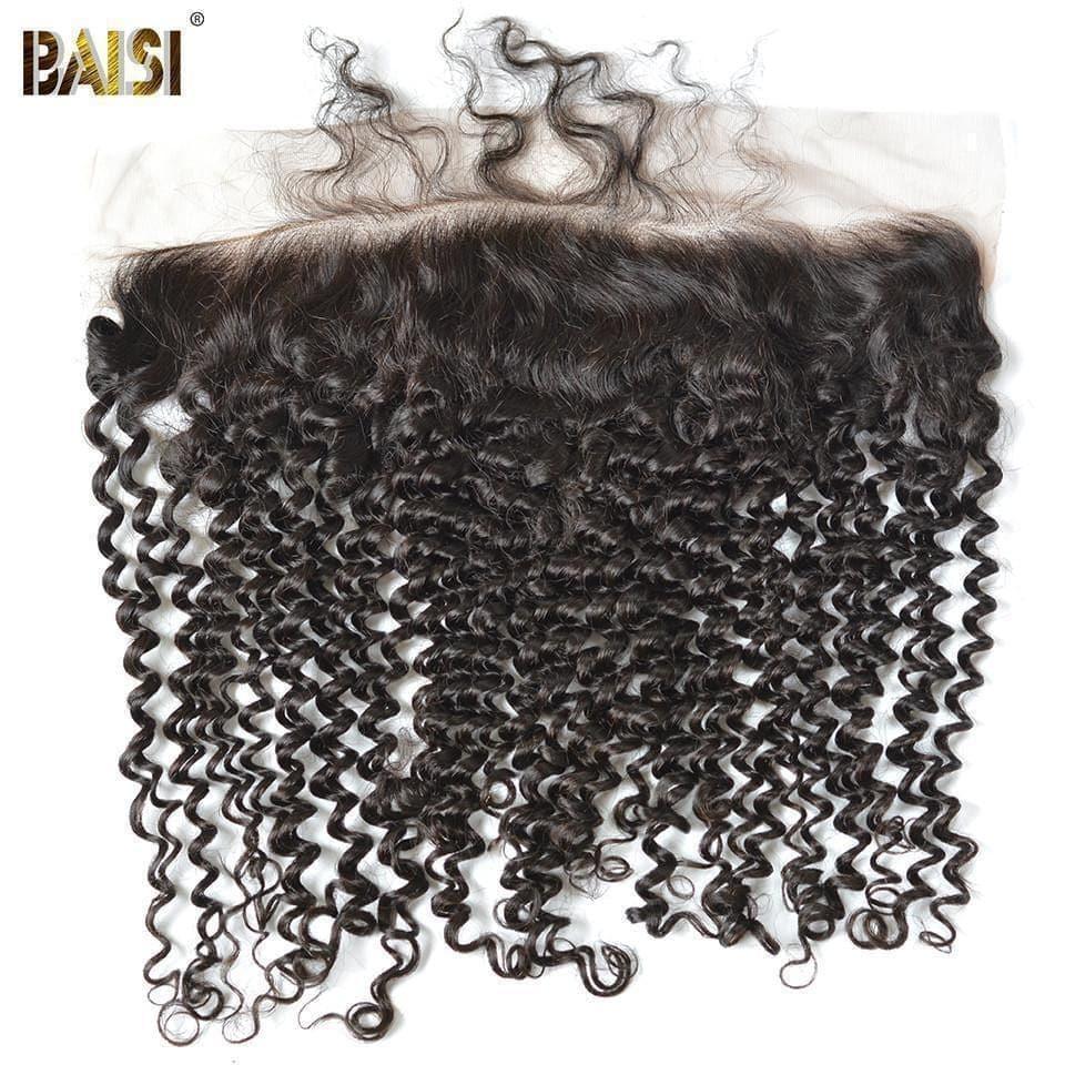 BAISI 8A 100% Virgin Hair Curly Lace Frontal 13x4 - Baisi Hair