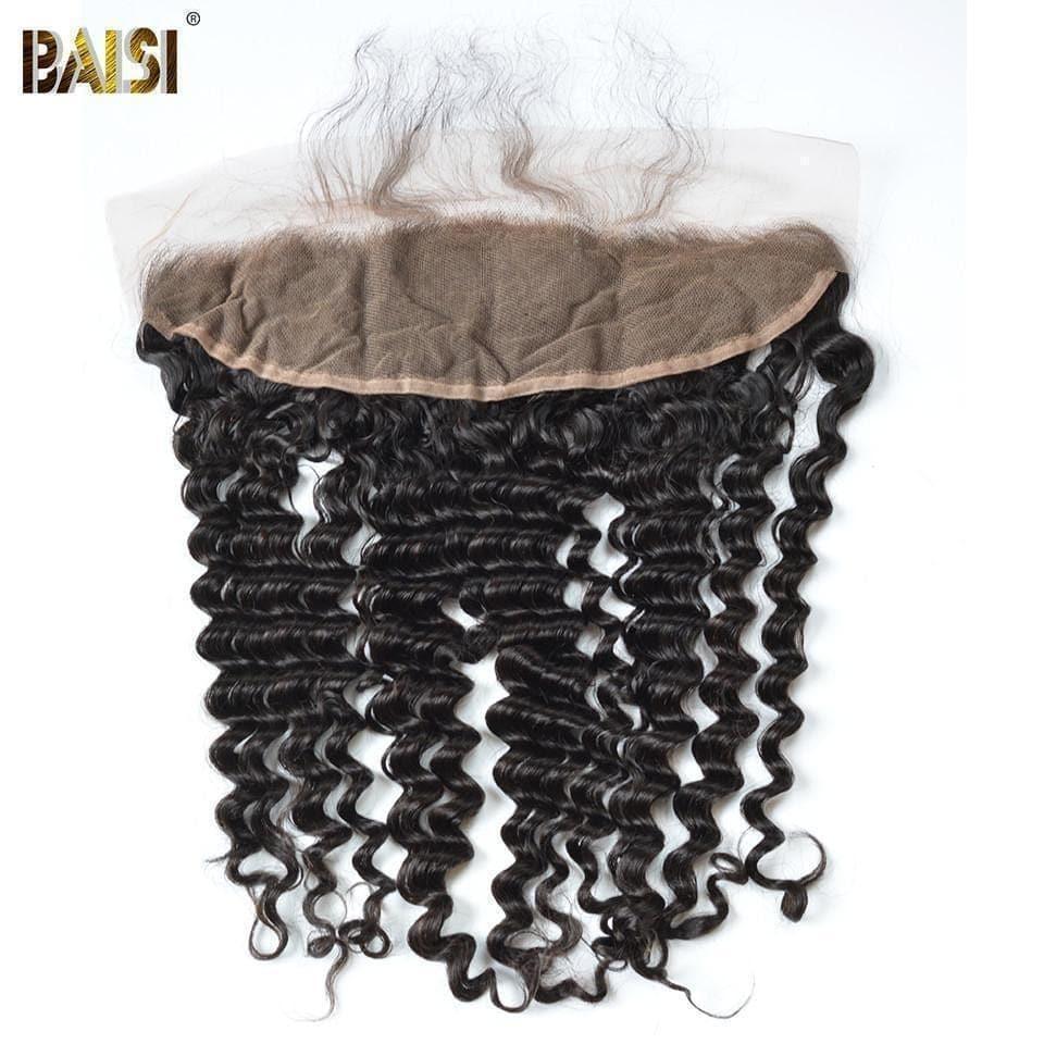 BAISI 8A 100% Virgin Hair Deep Wave Lace Frontal 13x4 - Baisi Hair