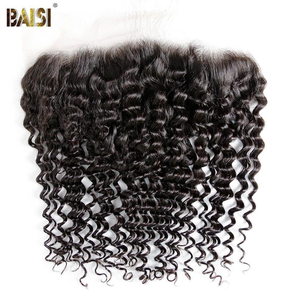 BAISI Lace Frontal Deep Wave Bouclé 13*4/13*6 Dentelle Transparente