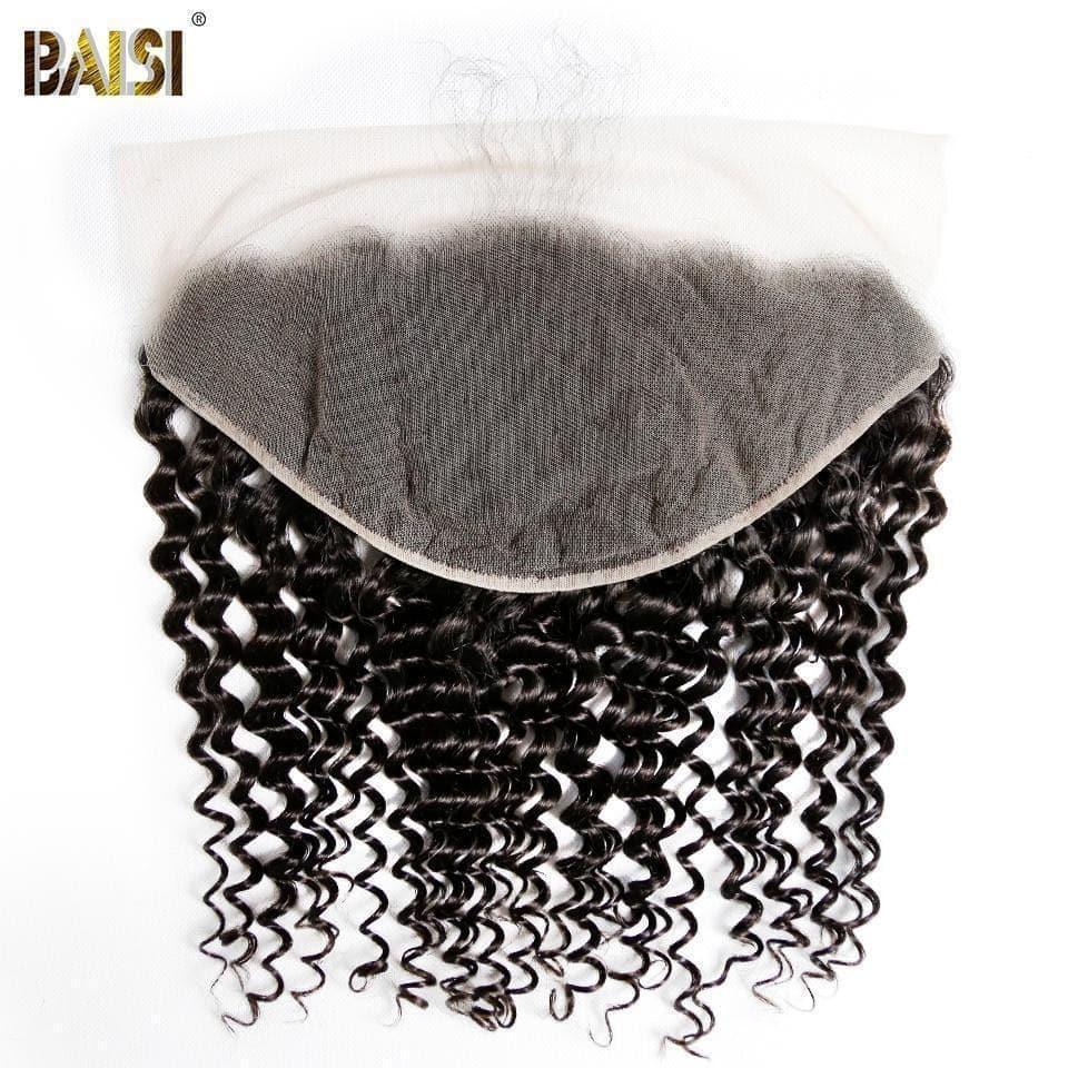 BAISI Lace Frontal Deep Wave Bouclé 13*4/13*6 Dentelle Transparente