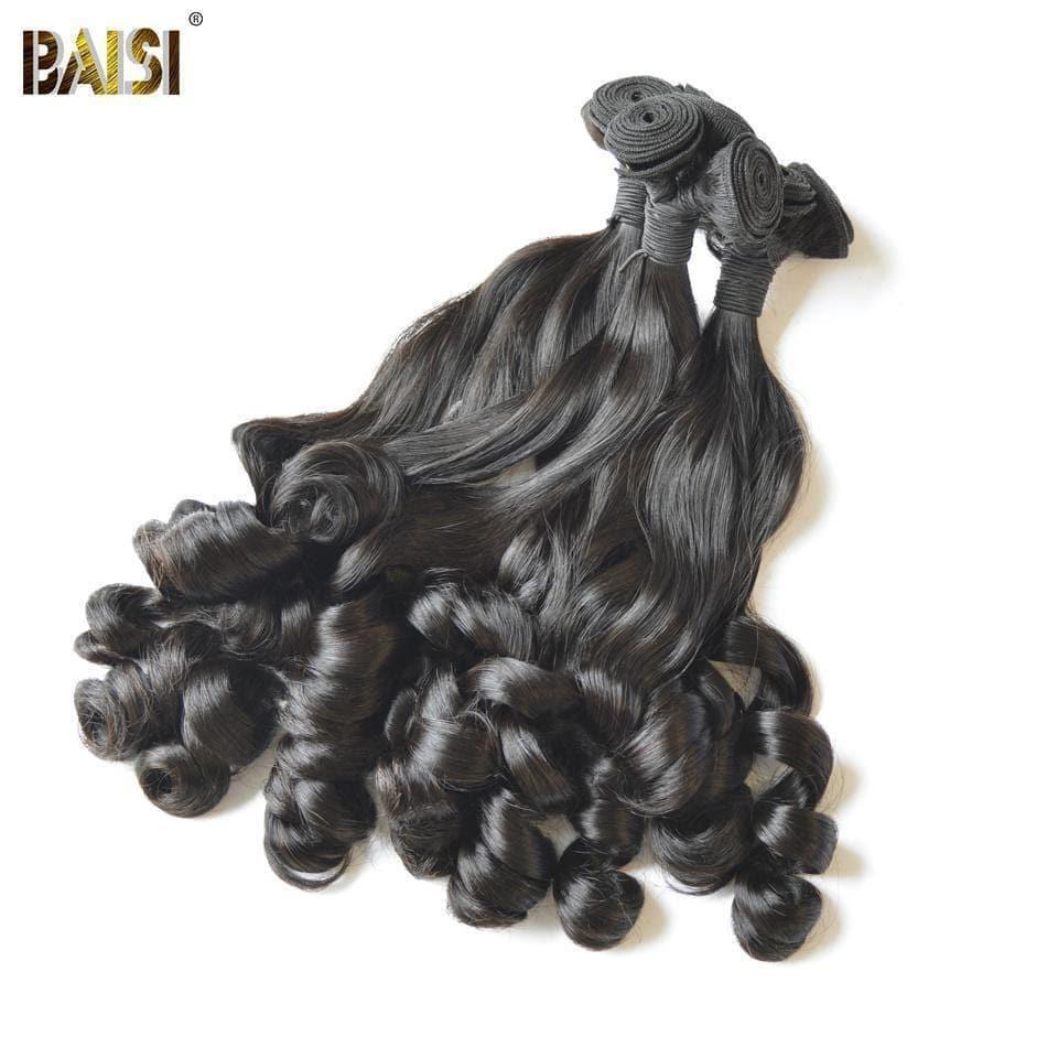 BAISI 10A Brazilian Virgin Hair Weave Funmi Curly Hair Bouncy Curl