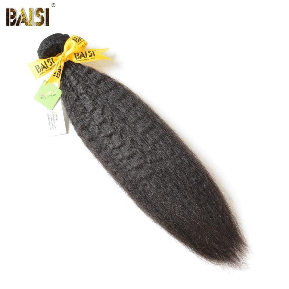 BAISI 8A Hair Weave Brazilian Virgin Hair kinky Straight - Baisi Hair