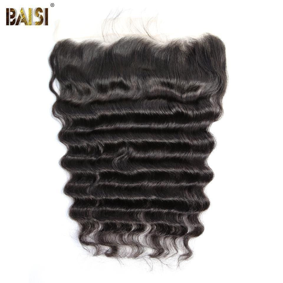 BAISI 10A encaje Frontal onda Natural rizado 13*4/13*6,