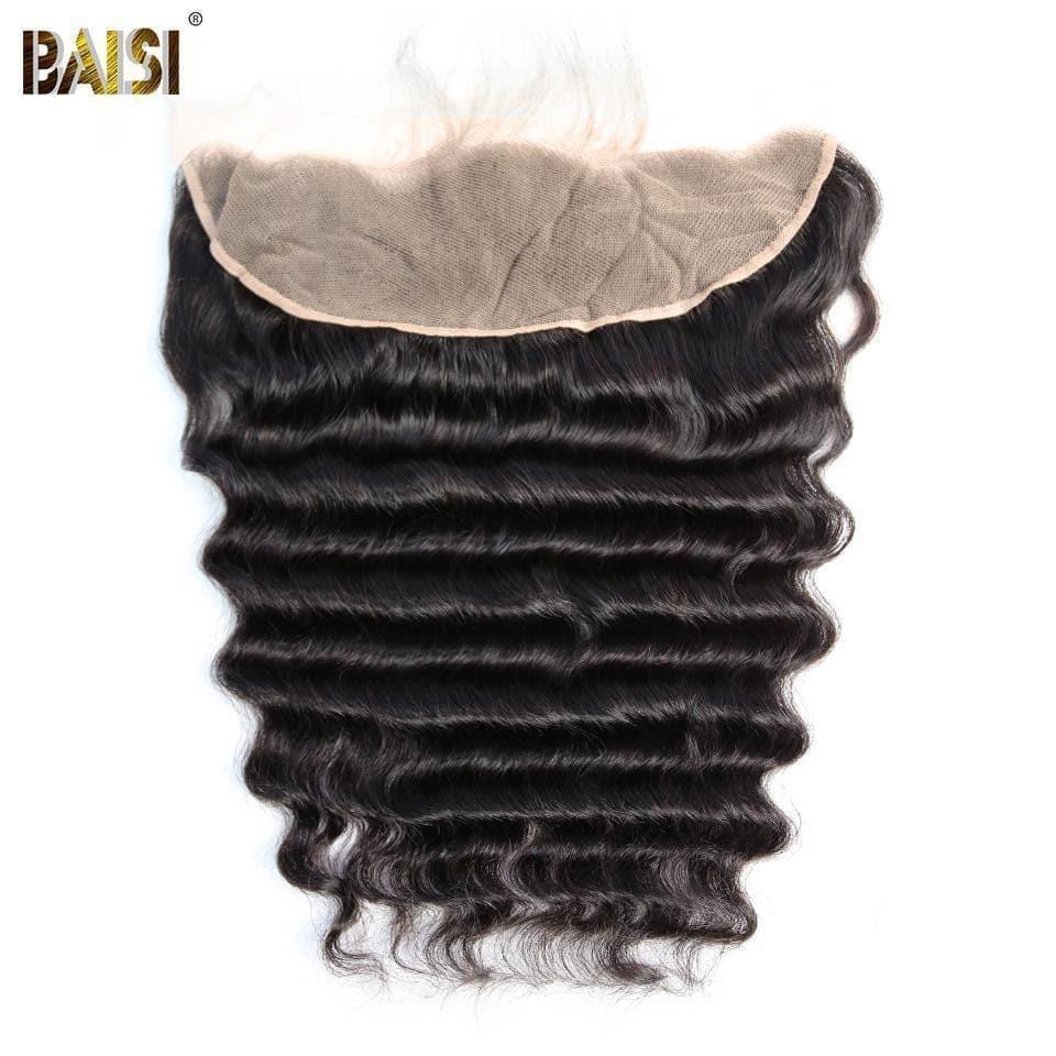 BAISI 10A encaje Frontal onda Natural rizado 13*4/13*6,
