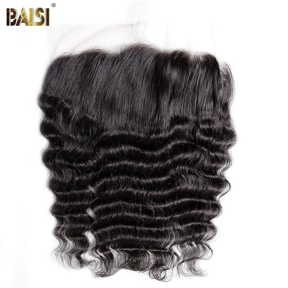 BAISI 10A encaje Frontal onda Natural rizado 13*4/13*6,
