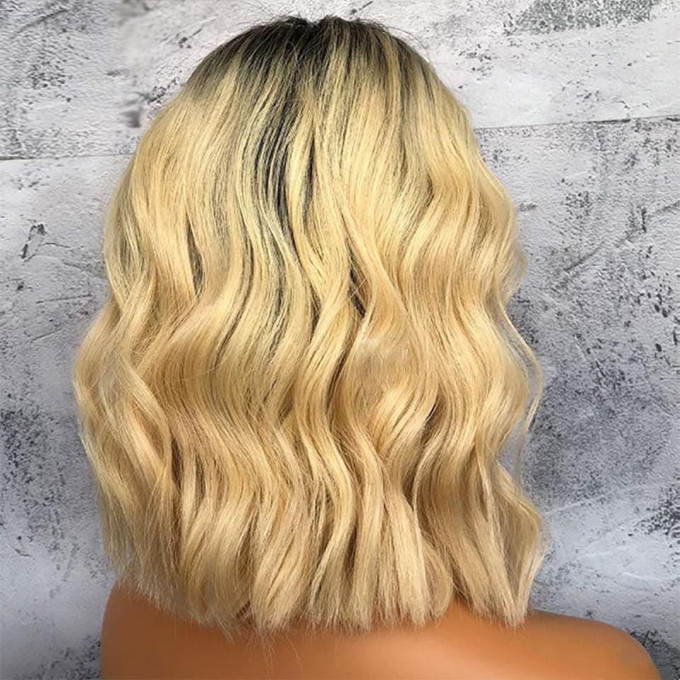 BAISI 13X4 lace 1B/613 blonde Body Wave 250% Densité Perruque Avec Racine Des Cheveux Prepluck 100% Cheveux Humains