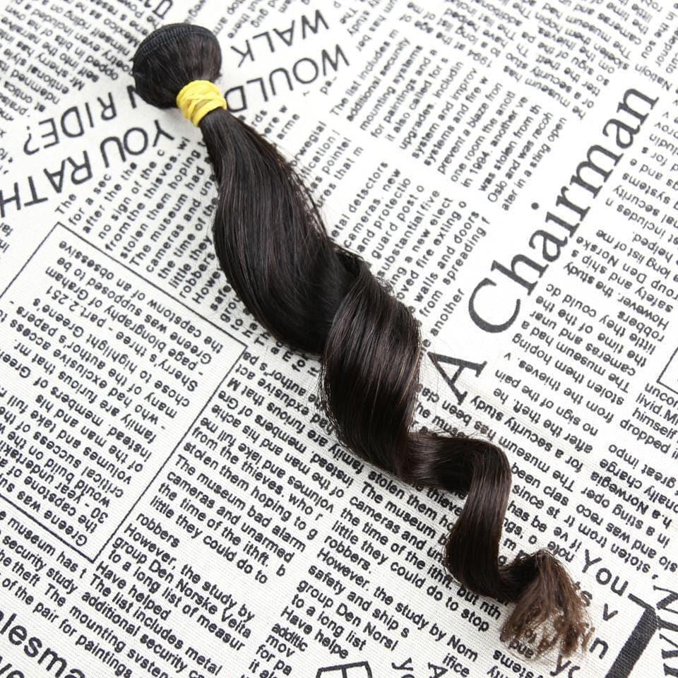 Muestra de cabello BAISI 6 uds en diferentes texturas, 25-30 g/unid en cabello 100% humano de 14 pulgadas, envío gratis