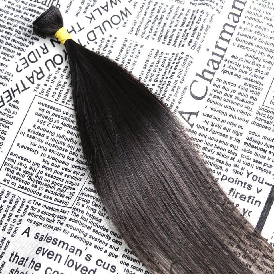 Muestra de cabello BAISI 6 uds en diferentes texturas, 25-30 g/unid en cabello 100% humano de 14 pulgadas, envío gratis