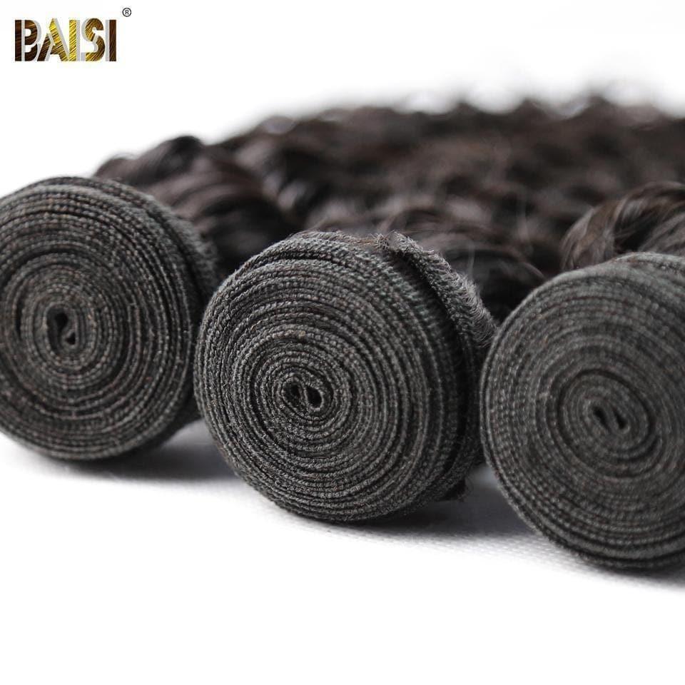 BAISI 10A Deep Wave Virgin Hair Weave