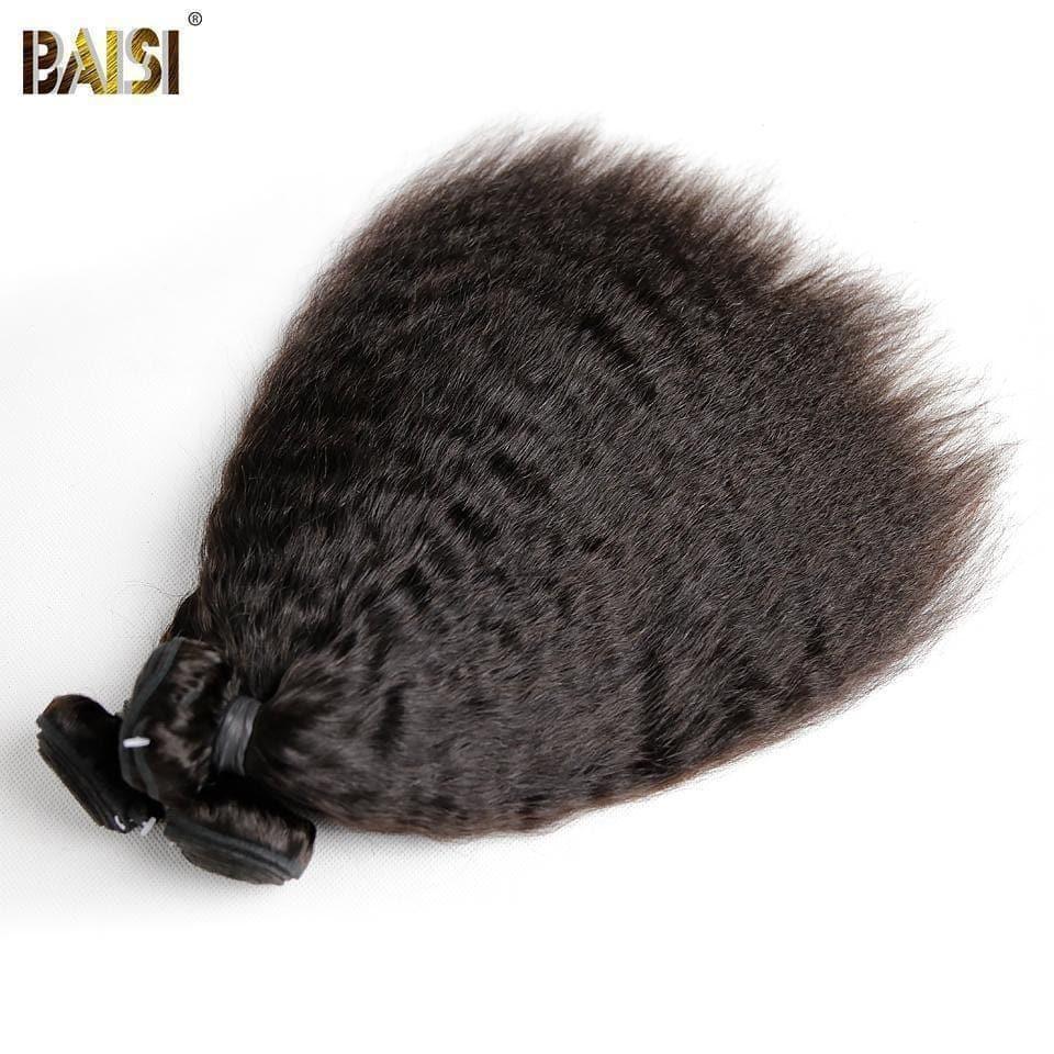 BAISI 10A Tissage Cheveux Vierges Kinky Straight