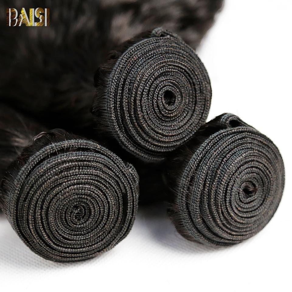 BAISI 10A Tissage Cheveux Vierges Kinky Straight