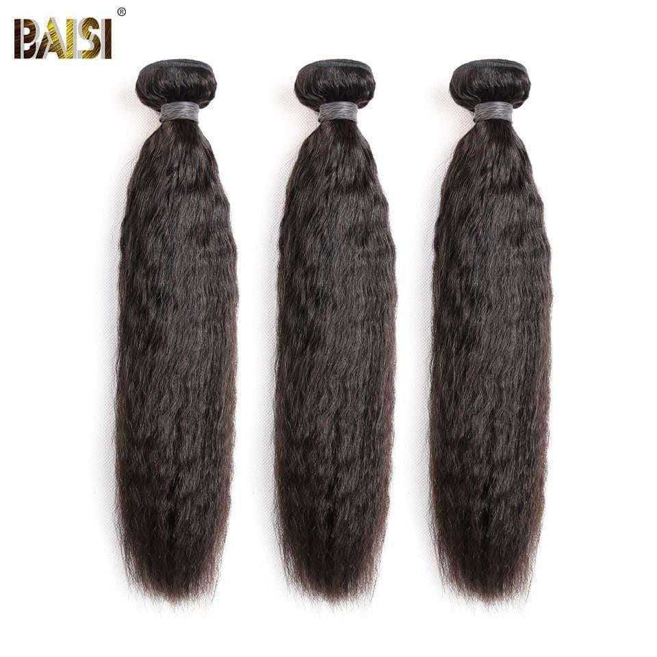BAISI 10A Tissage Cheveux Vierges Kinky Straight