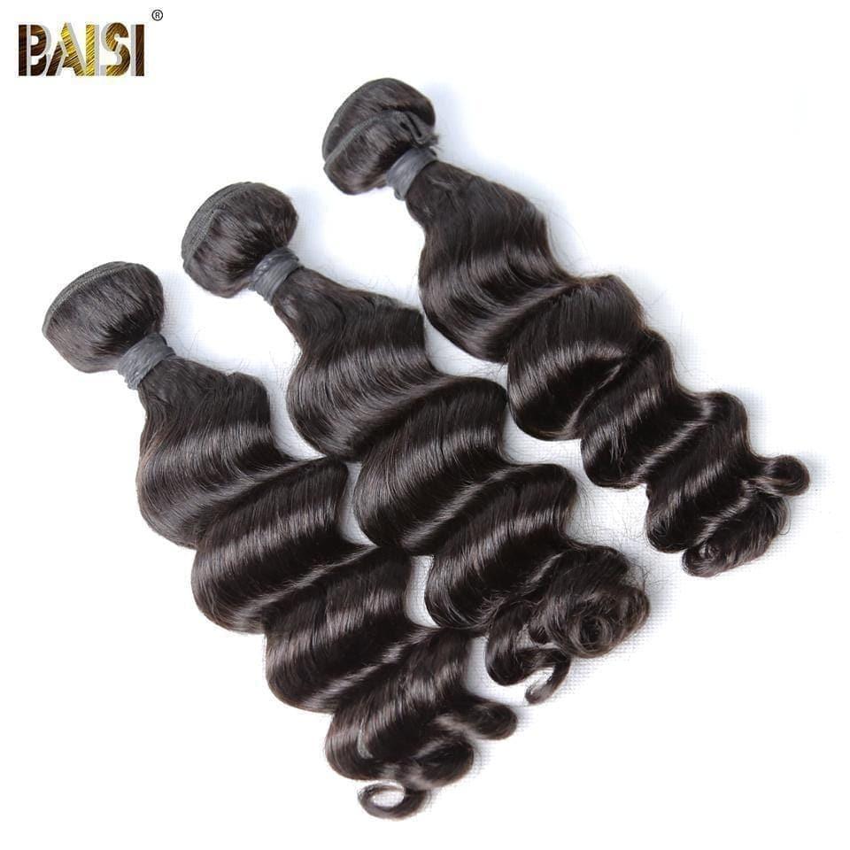 BAISI 10A Natural Wave Virgin Hair Weave