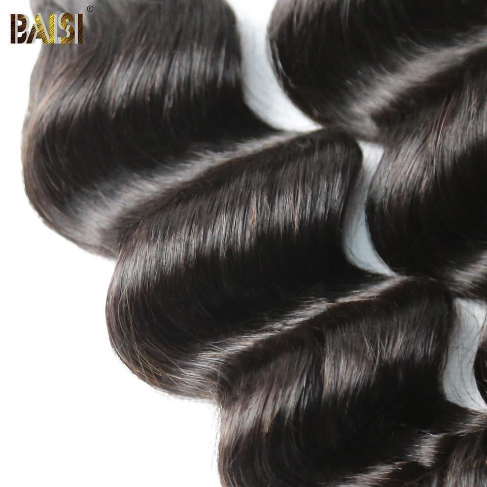 BAISI 10A Natural Wave Virgin Hair Weave