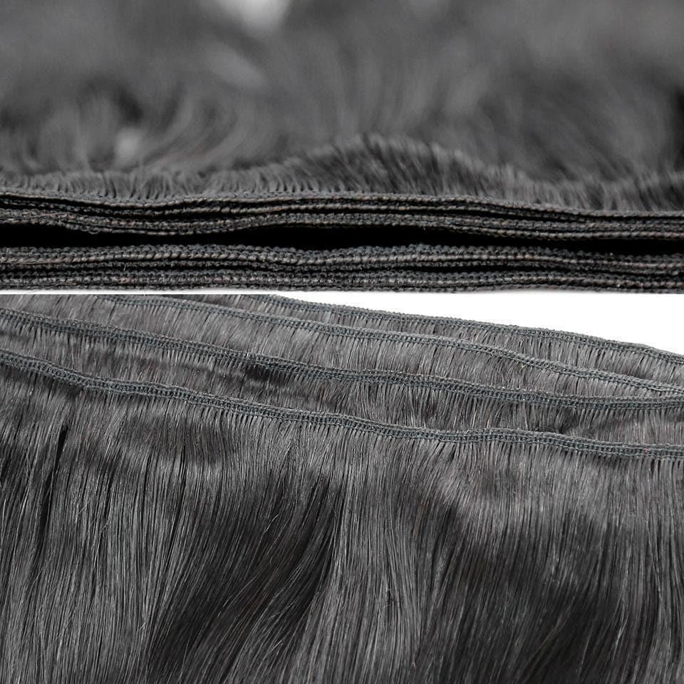 BAISI 10A Weave With Closure/Frontal On Big Sale Natural Wave