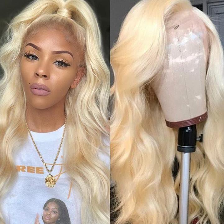 BAISI HAIR FR Custom Perücke Blonde Farbe #613 Körperwelle Gute Qualität 100% Echthaar