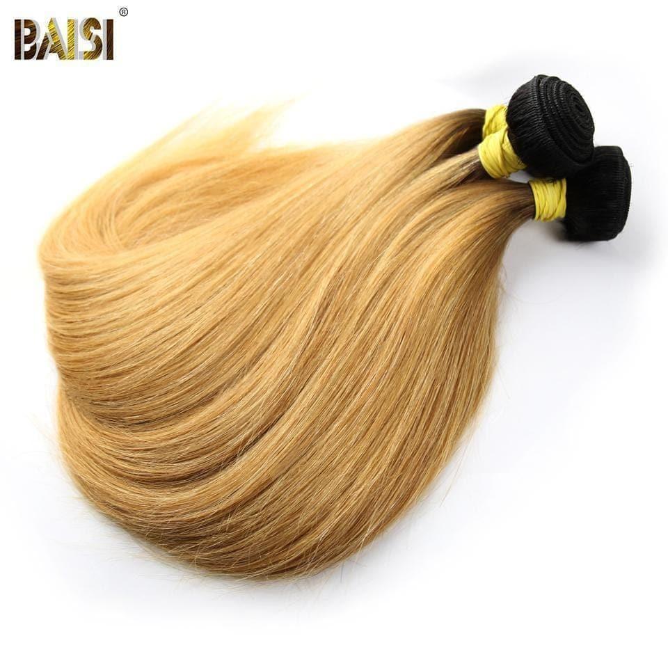 BAISI 12A Hair Weave # 1B # 27 In 100% capelli umani lisci