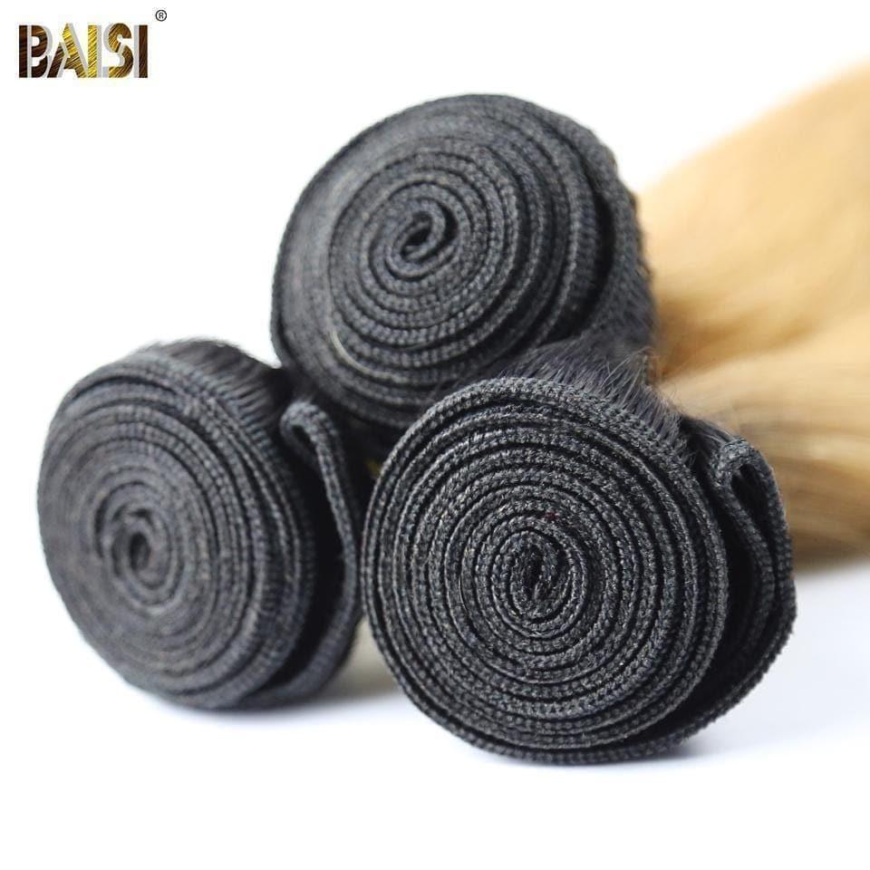 BAISI 12A Hair Weave # 1B # 27 In 100% capelli umani lisci