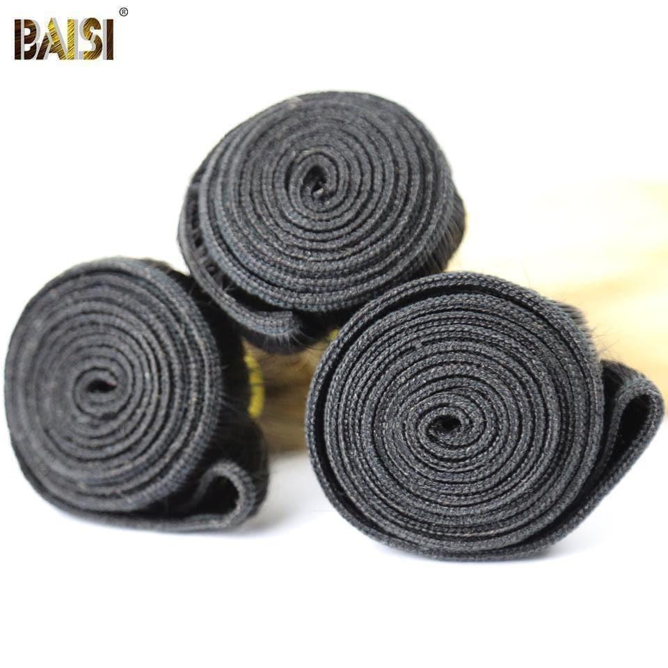 BAISI 12A Tissage Mèche 1B#613 En 100% Cheveux Humains Lisse