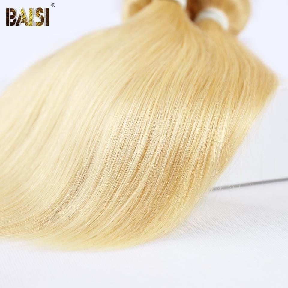BAISI 12A Hair Weave 613# In 100% Straight Human Hair