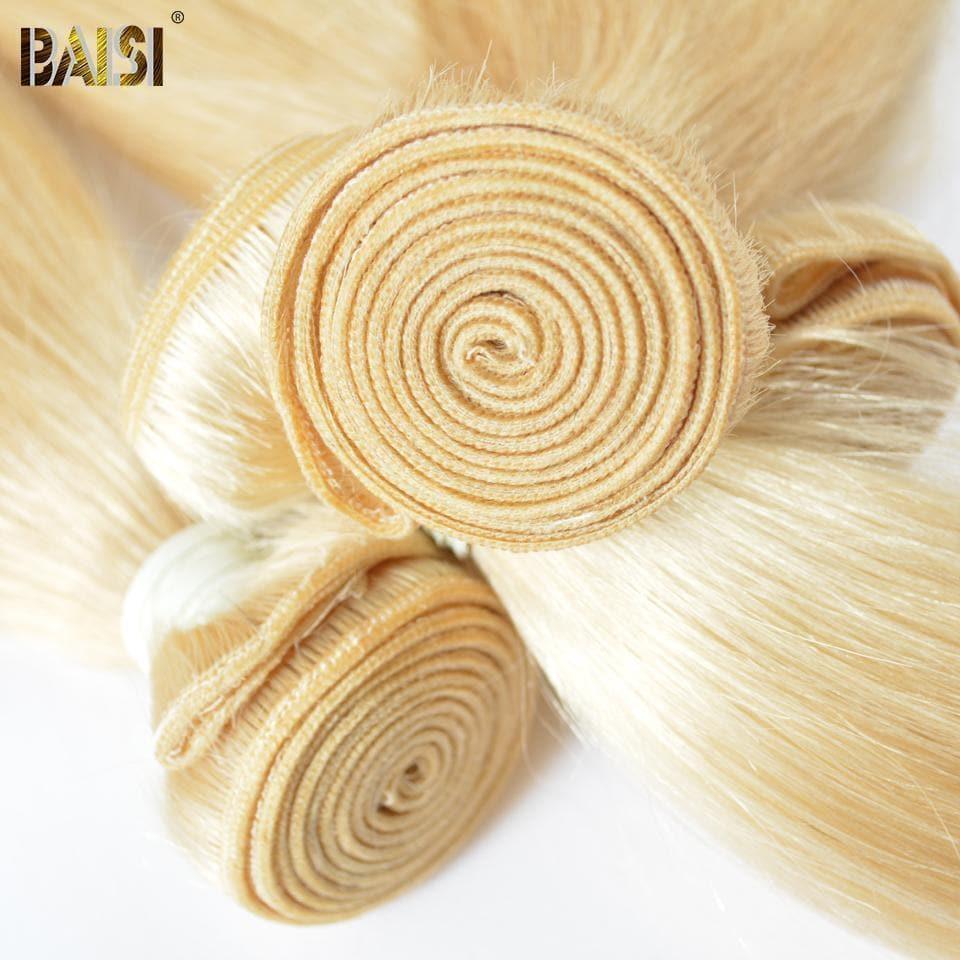 BAISI 12A Hair Weave 613# In 100% Straight Human Hair
