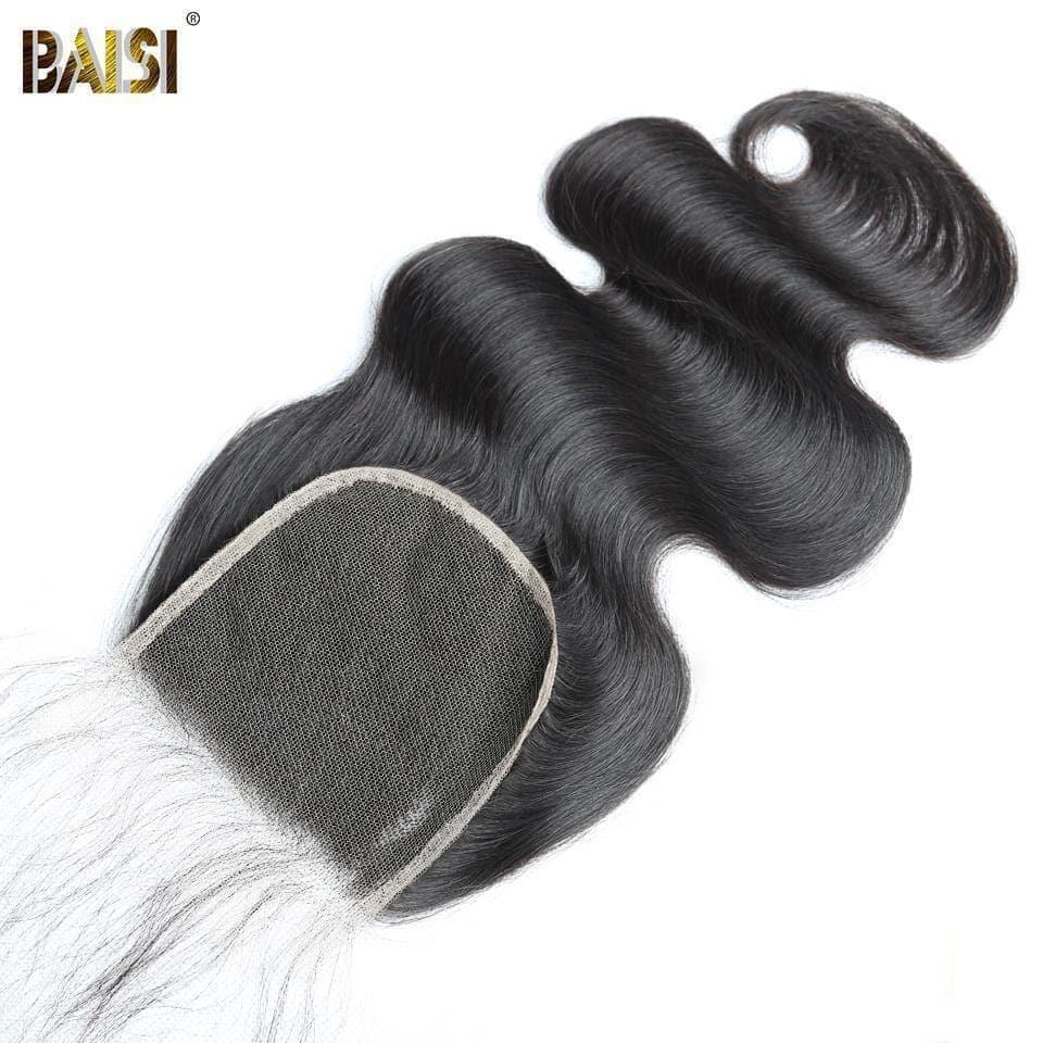 BAISI Hd Cierre De Encaje 4x4 Flaco Invisible