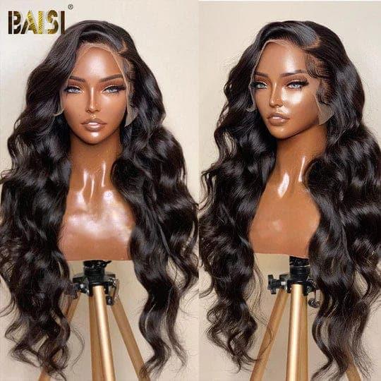 BAISI Acquista almeno 2 parrucche al prezzo di fabbrica fornitore 13x6 Lace Frontal Parrucca body wave in 100% Raw Hair (non serve codice)