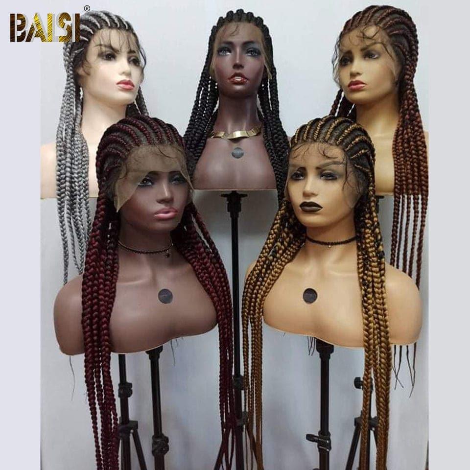 BAISI Full Lace Natte En Cheveux Synthétique