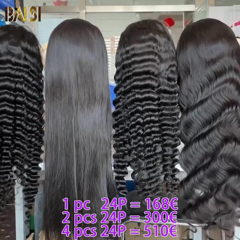 BAISI HAIR FR Perruque Vente En Gros Réduction Supplémentaire Pour Le Prix D'usine 4 Perruques 24 pouces 510€ VIP100