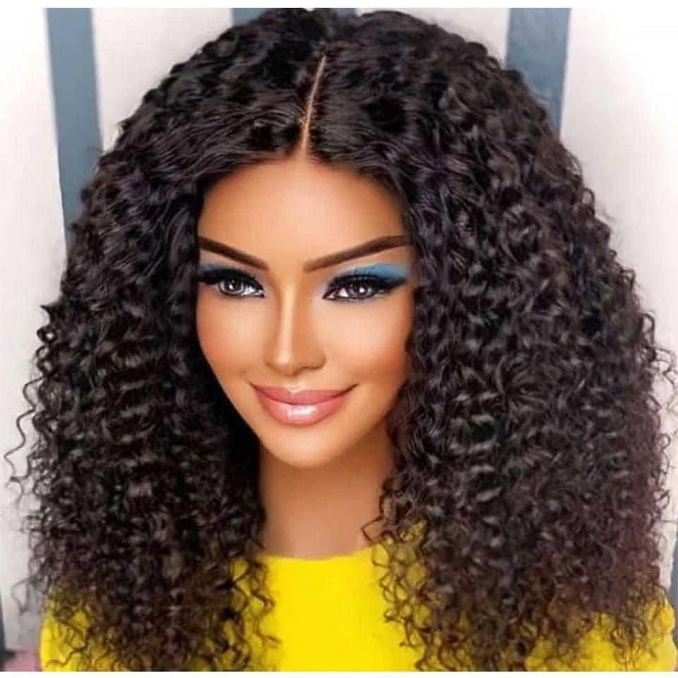 BAISI Achetez 2 perruques minimum au prix d'usine fournisseur en France TVA 0€ 48H arrivé 4x4 closure perruque bob Coupe carrée en 100% cheveux humains Curly (Pas Besoin de Code)