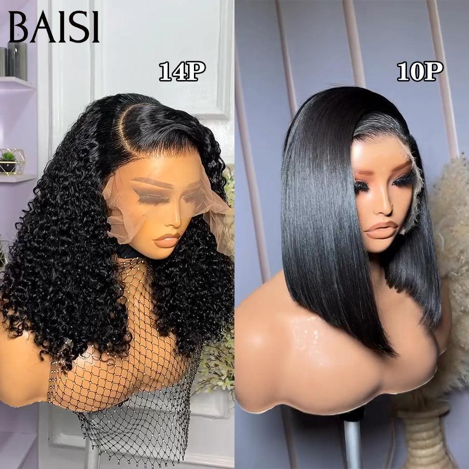 BAISI 2 Perucas SEM cola Onda corporal e onda encaracolada para revender 275€ 18 polegadas em cabelo 100% humano real VIP100