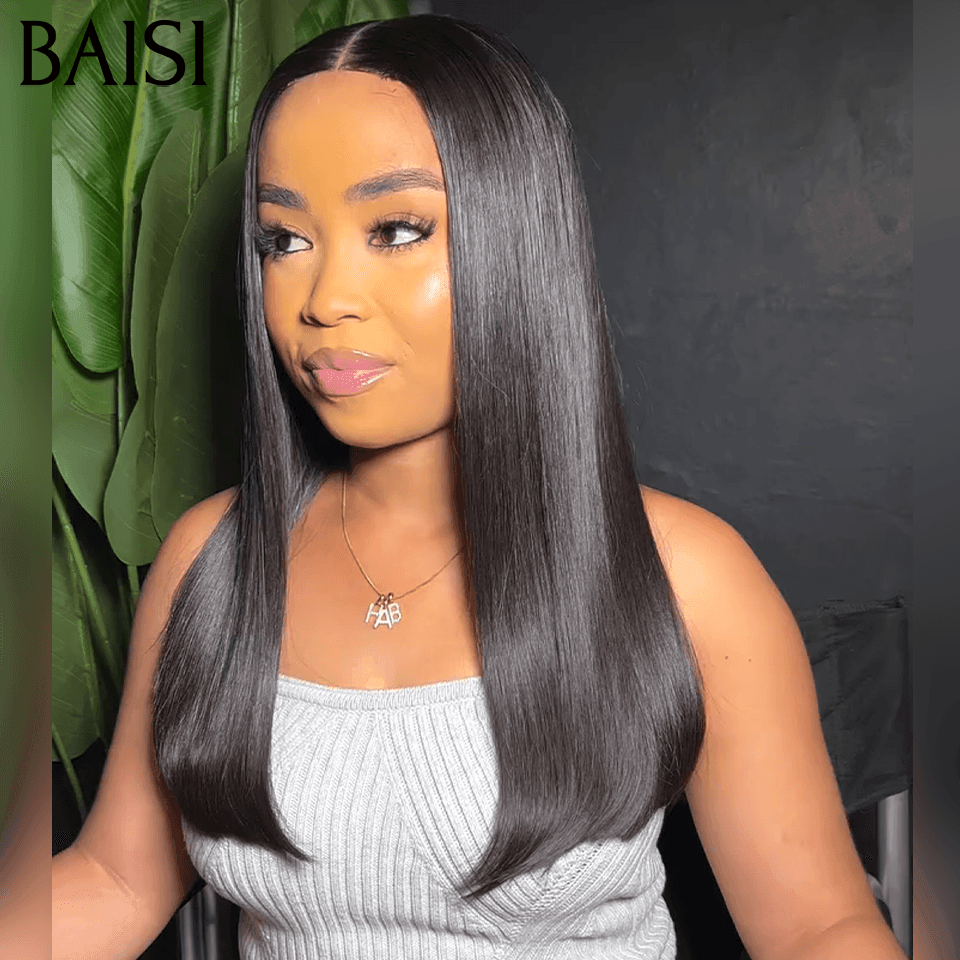 BAISI perruque Bob Lisse Avec Frange en couleur Marron #4 ou 2X6 BOB Lisse 14 Pouces 148€ DE luxe en 100% cheveux humains