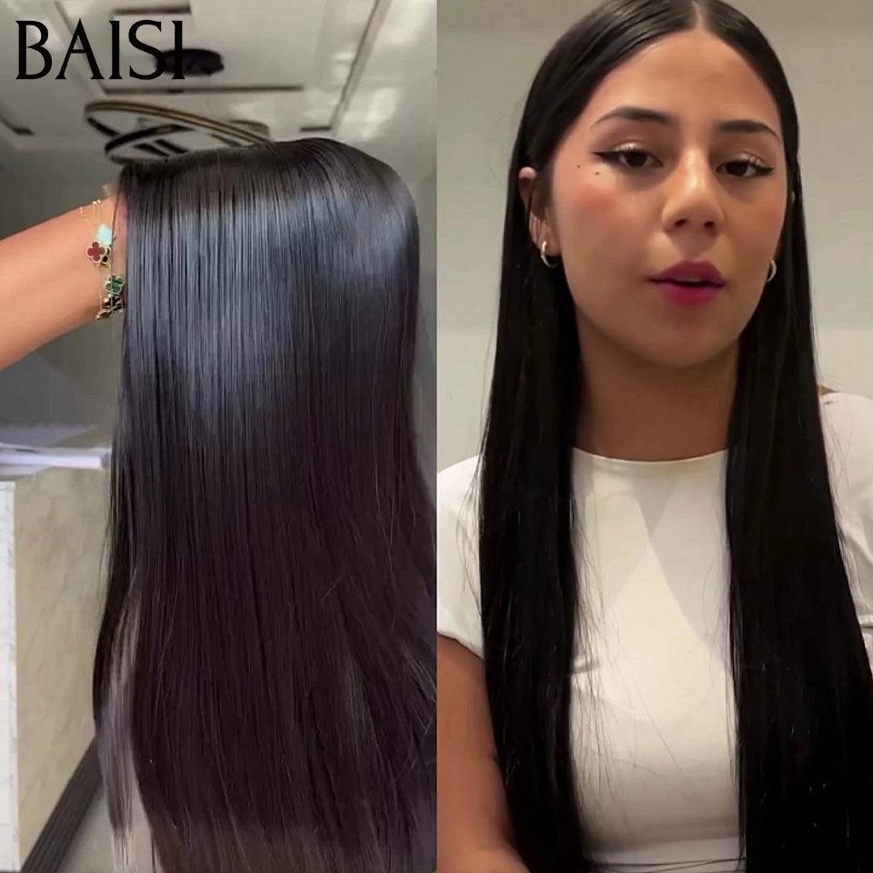 Baisi 100% vietnã cabelo 2x6 bob peruca reta natural osso reto 10 Polegada 85 € luxo metade do preço 300% densidade