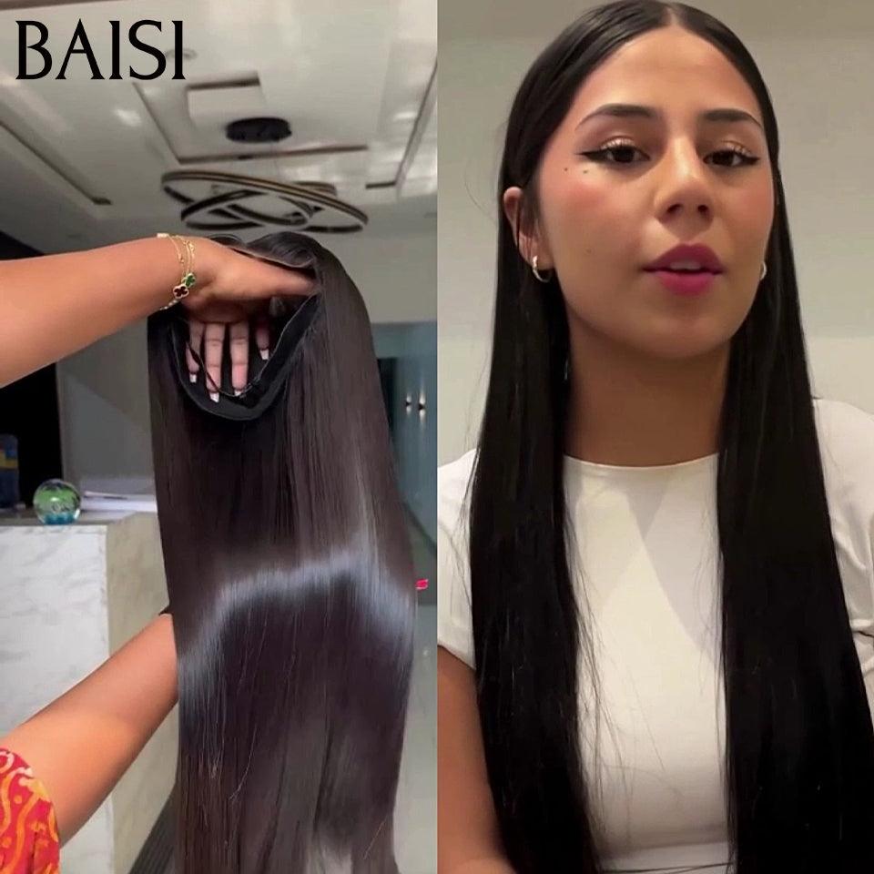 Baisi 100% vietnã cabelo 2x6 bob peruca reta natural osso reto 10 Polegada 85 € luxo metade do preço 300% densidade