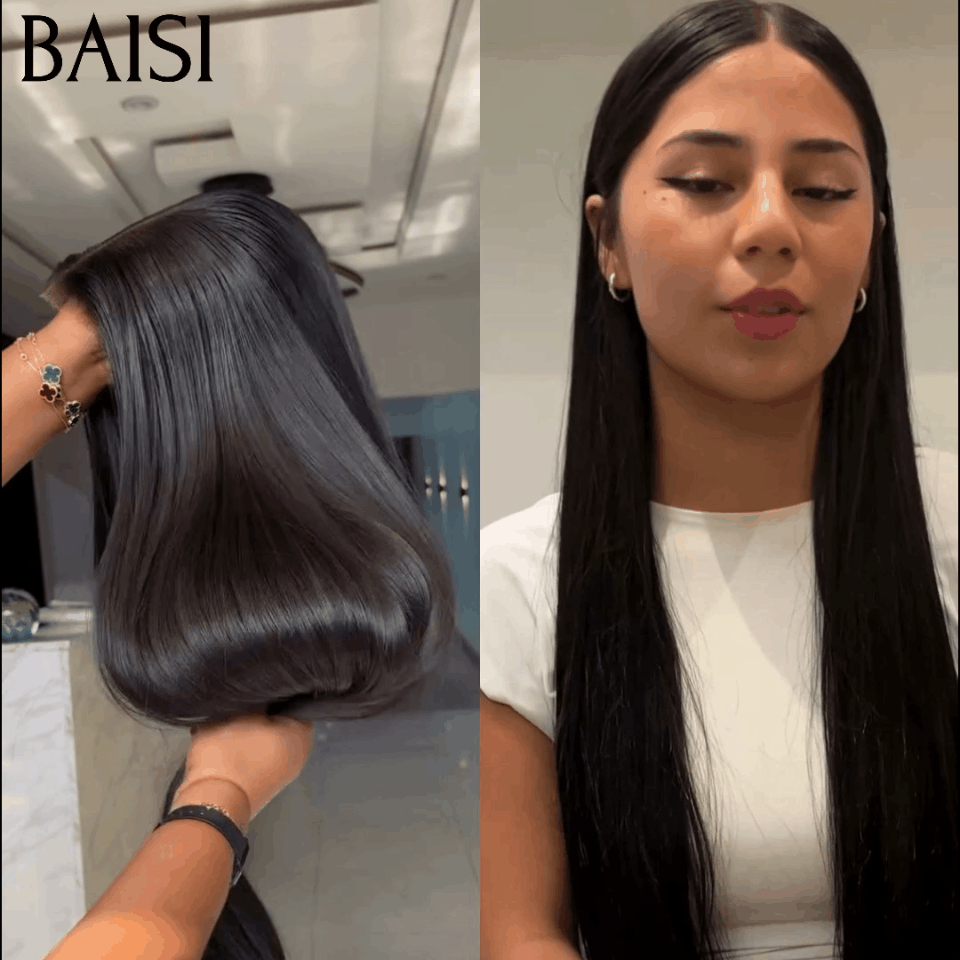 Baisi 100% vietnã cabelo 2x6 bob peruca reta natural osso reto 10 Polegada 85 € luxo metade do preço 300% densidade
