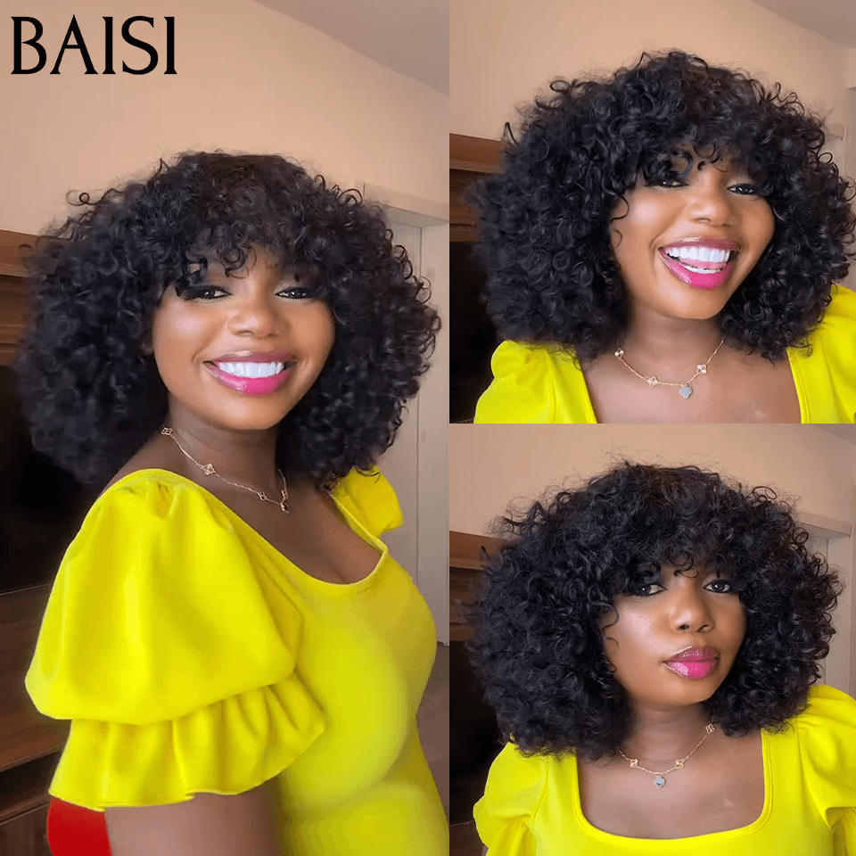 BAISI OFFRE FLASH PERRUQUE CONBINÉE 160€ POUR 2 PERRUQUES ou avec frange water wave 12 pouces 86€