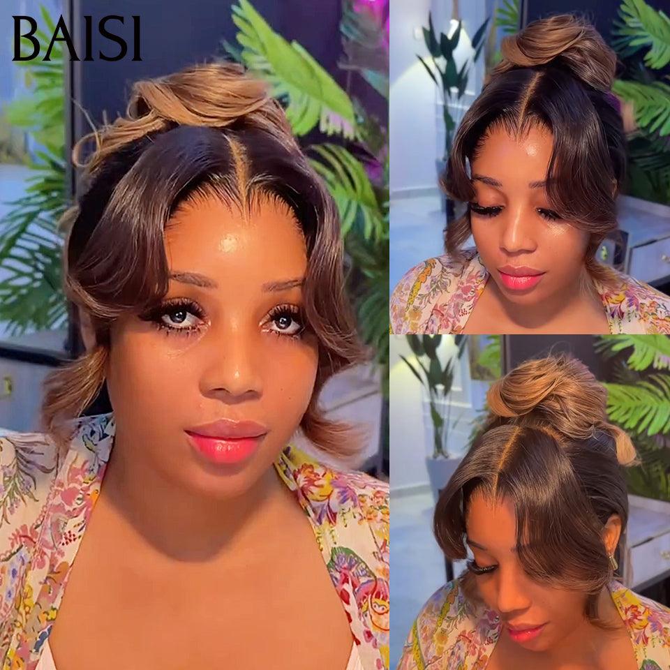 BAISI Coiffure de luxe Chloé Perruques Mariage Couleurs personnalisées Prête à porter chignon et personalisation comme sur la vidéo 100% identique avec lace frontale événement spécial BS120