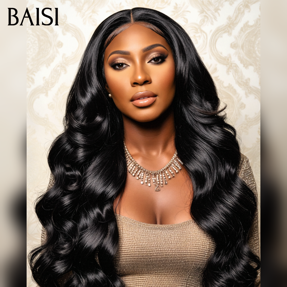 BAISI Livraison En 48H TVA 0€ Frontal 13X6 Perruque En Haut De Gamme En 100% Raw Hair