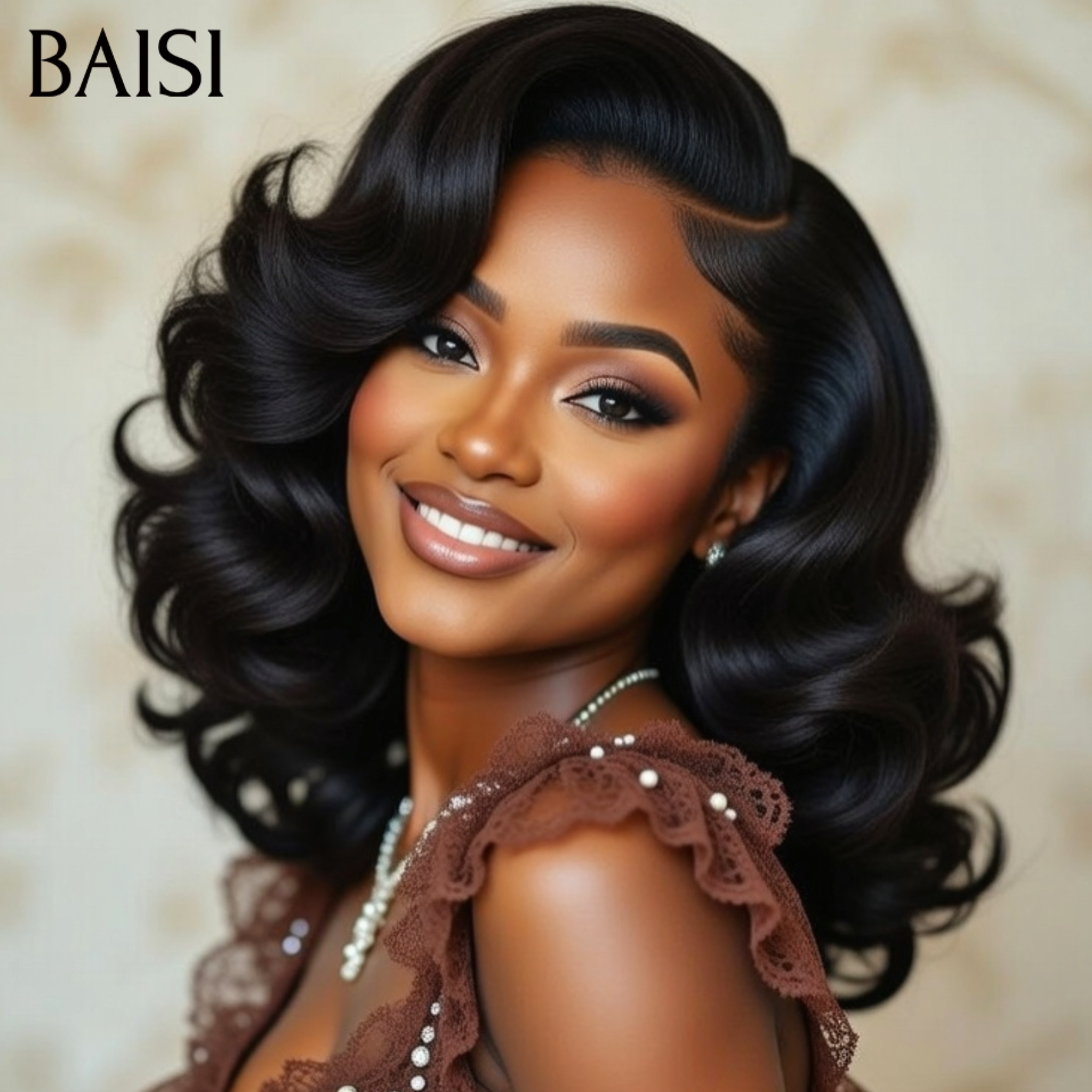 BAISI 13X4 lace frontal egg wave 12 pouce 89€ ou Perruque avec closure double drawn 20 Pouces en 100% cheveux humains