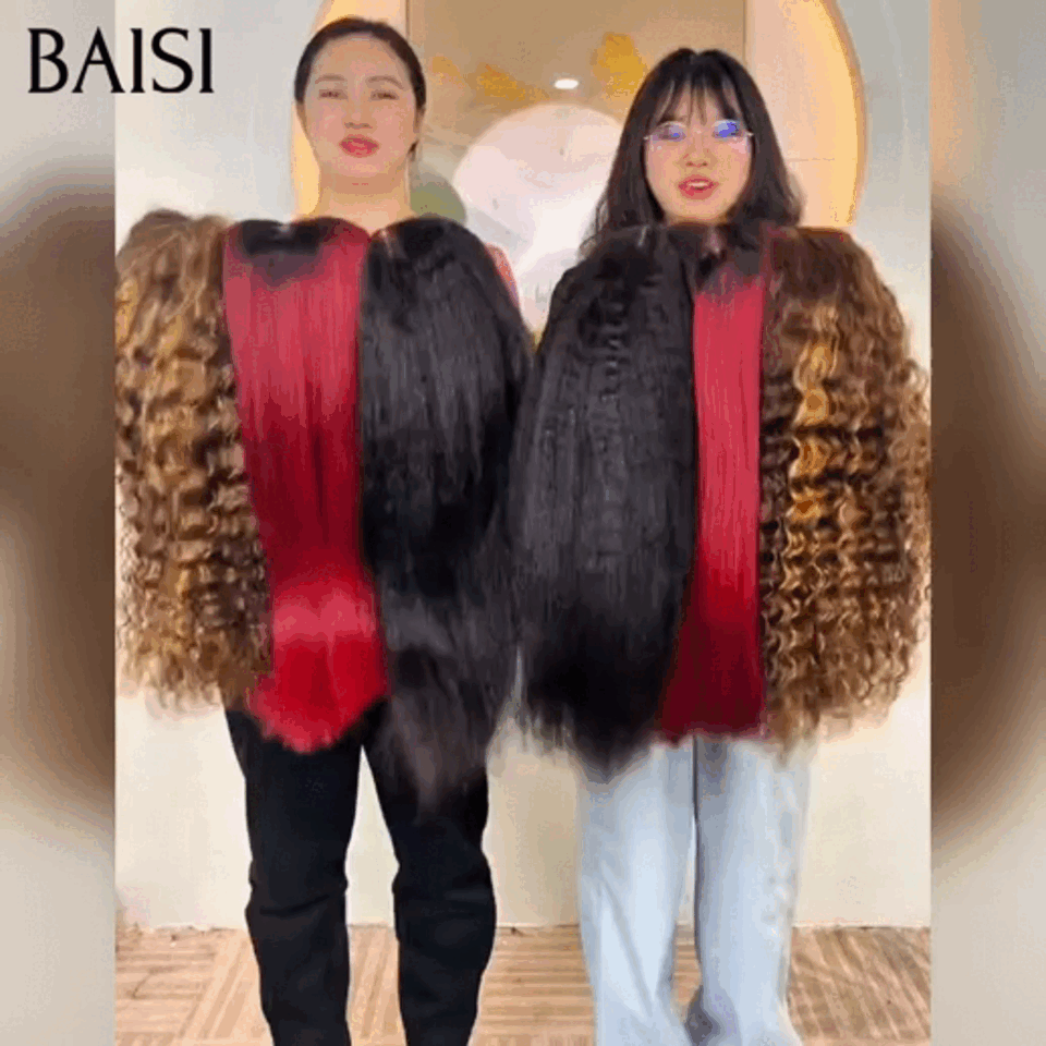 3 perruques 14 pouces 160€ 13x4 lace frontal Perruque deep wave ou lisse ou kinky straight en 3 couleurs en 100% Cheveux Humains